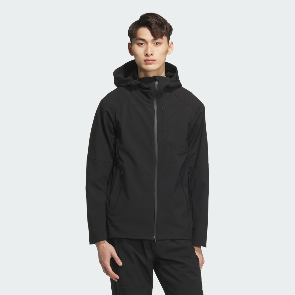 adidas Premium Sport Bonded Fleece Woven Jacket Black KA1218 Japan