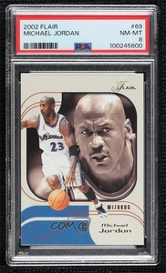 2002-03 Flair Michael Jordan #69 PSA 8 HOF