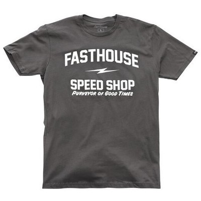 Fasthouse Purveyor Tee, Gunmetal X-LARGE 3211-3771-07