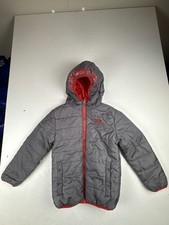 Under Armour Jacket Youth 6 Gray Pronto Puffer Coat Insulated Hooded