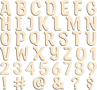 168 Pcs Wooden Letters 1 Inch for Crafts with Storage Box Unfinished Wooden Alph