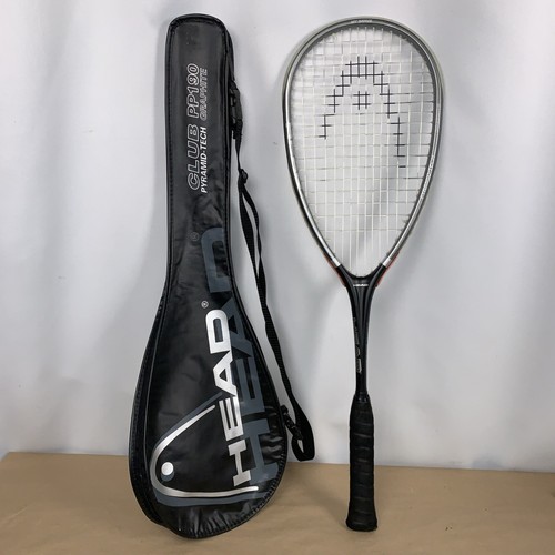 HEAD Club PP190 Pyramid-Tech Graphite Squash Racquet with Carry Case