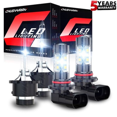 Para For Mazda CX9 2007-2011 2012 HID faro alto/bajo haz + Kit de luz antiniebla