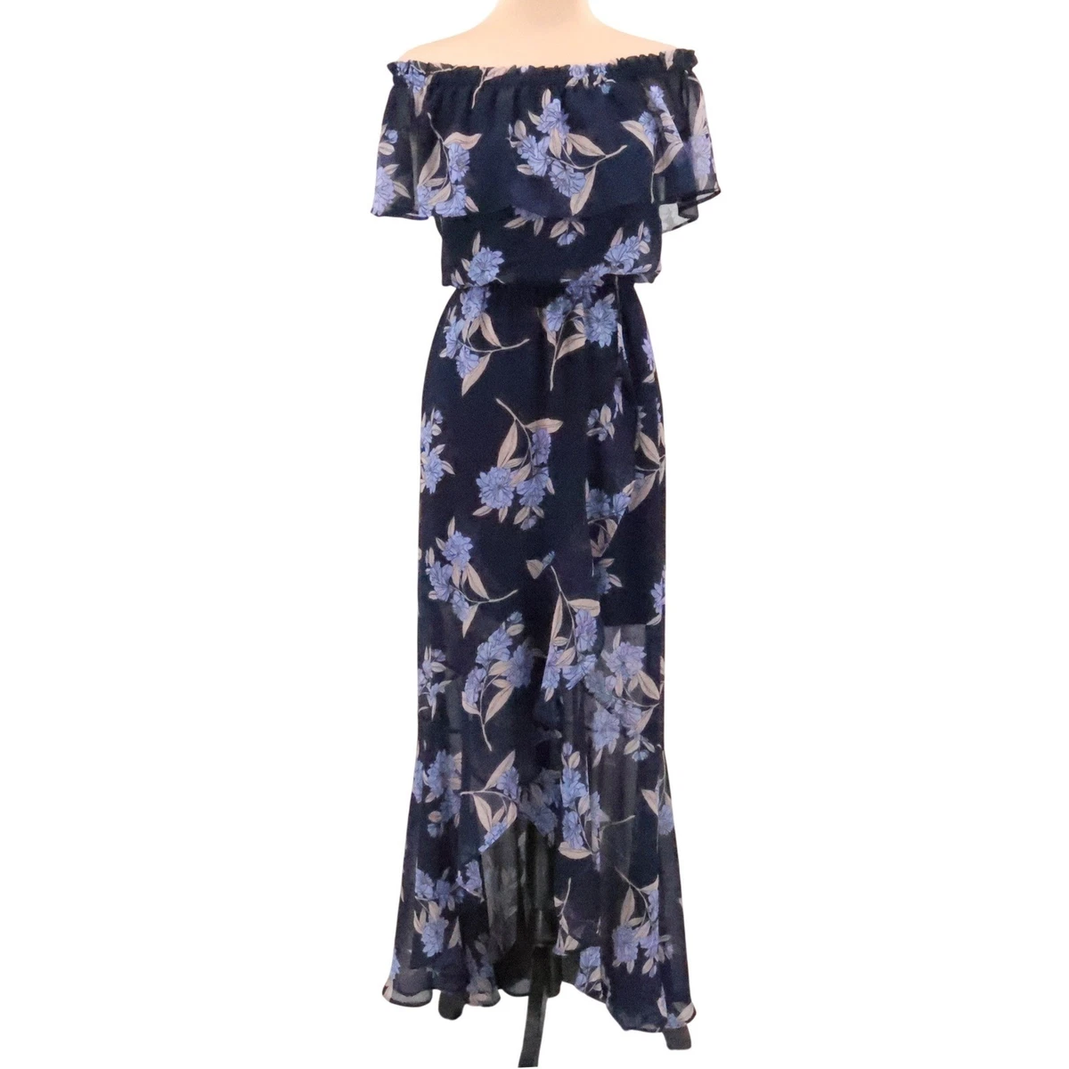 chinese dress ladies Therese Off Shoulder Ruched Maxi Dress / Red | Meshki main image 1