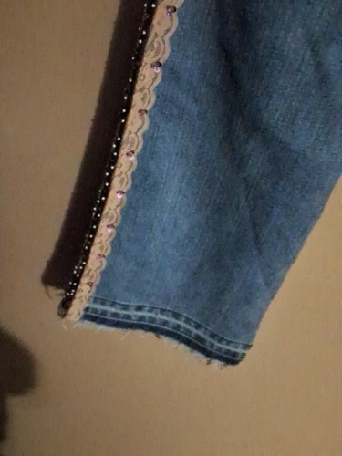 Clash Jeans Women Size 5 Blue wash Denim Bootcut Stretch Embroider Casual Wear#7 - Picture 16 of 16