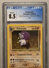 Pokemon TCG Poliwrath CGC 8.5 NM/Mint+ 9/75 Neo Discovery Holo 2001 on eBay