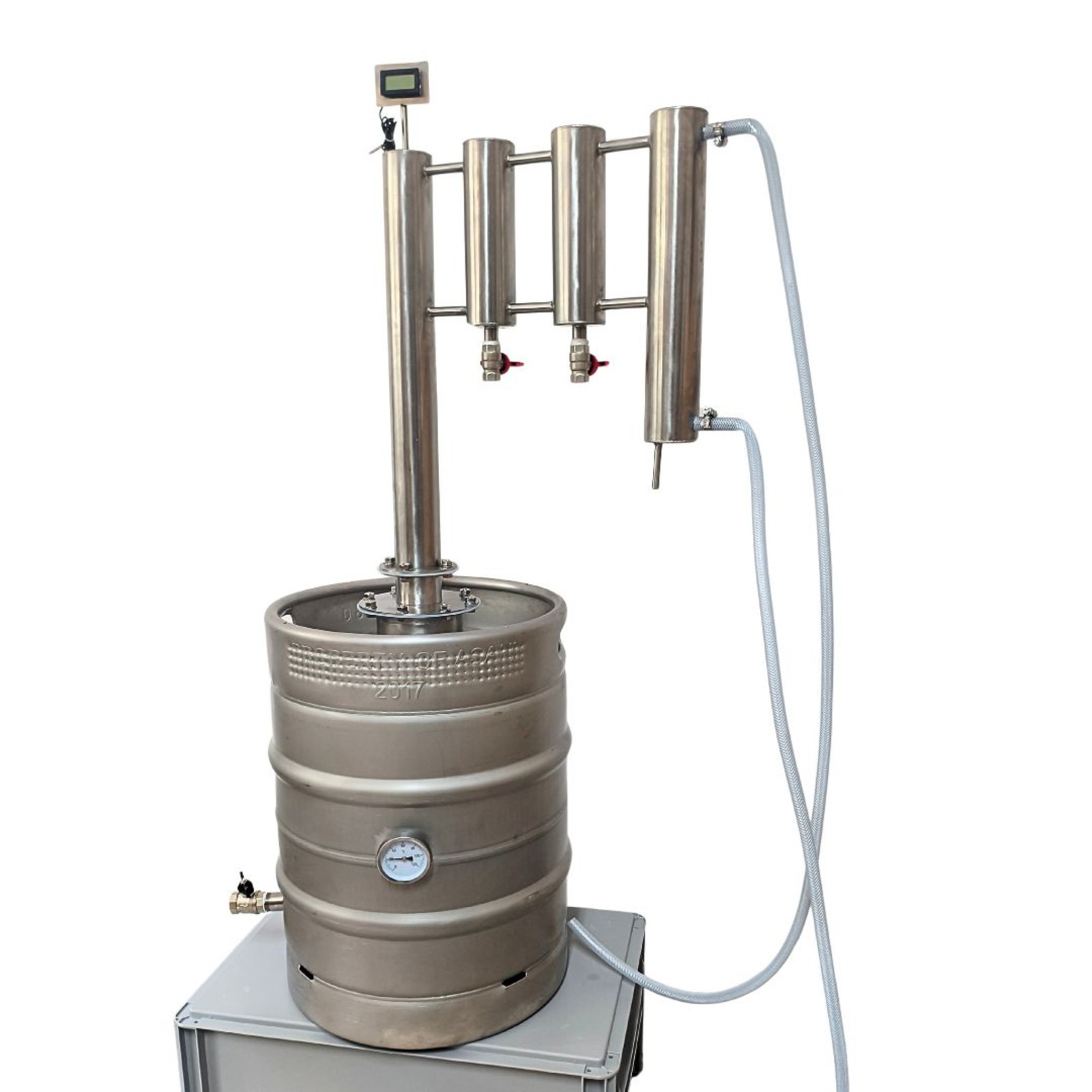 Traditional Pot-Still Distiller 50L – Condenser, Distillation Apparatus