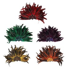Coiffe à plumes pour femmes, serre-tête à plumes pour jeux de rôle et fêtes