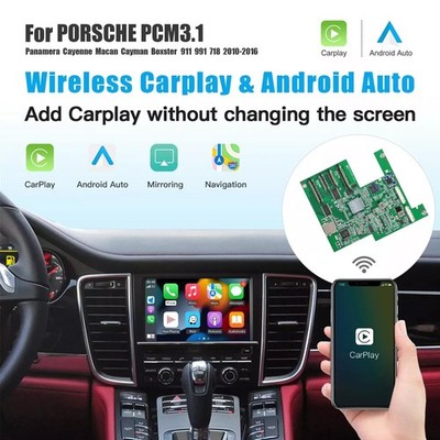 Wireless Carplay Android Auto Retrofit Kit For Porsche Cayenne PCM3.1 2010-2016