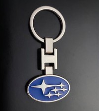 Subaru Double sided Durable Metal Key Ring Keychain