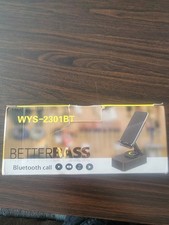 BetterBass WYS-2301BT Bluetooth Speaker Phone Stand Portable 5W Bass Charger NEW