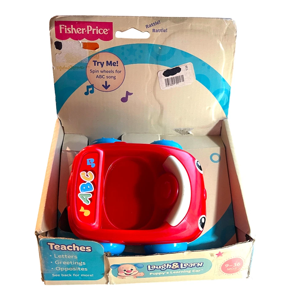 BRAND NEW 2013 Fisher Price Laugh&Learn Singing ABC RED Car Replacement Toy 10z