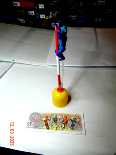 A 1 Artisti in Aria Altezza 656 623 Scimmia Poldi Asta Superiore Rosso Bpz