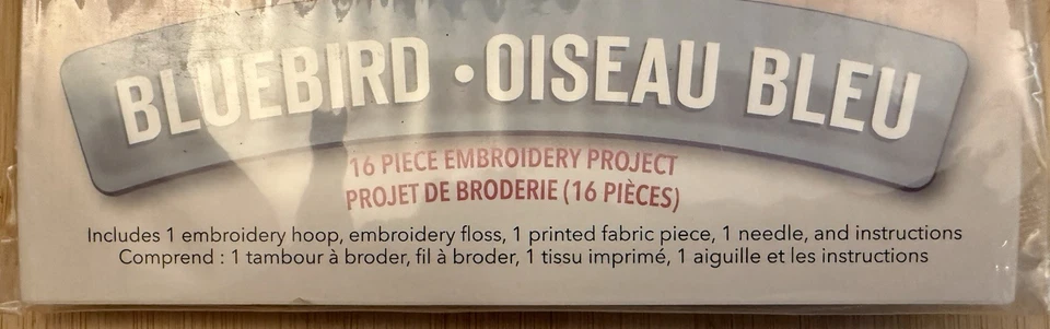 Leisure Arts Bluebird 6” Embroidery Kit - Image 3 of 3