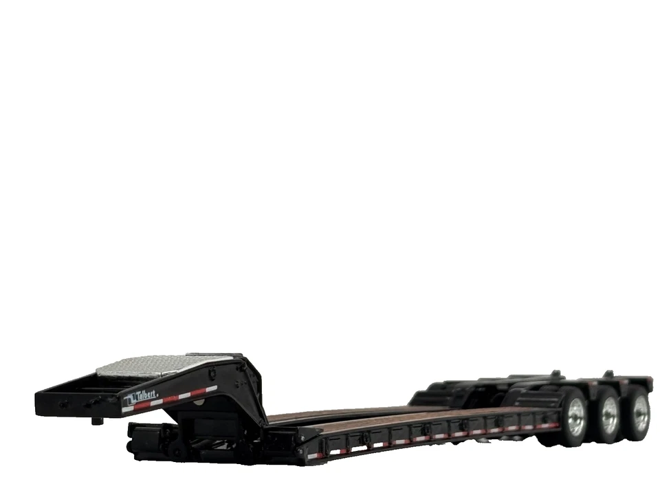 1/64 DCP BLACK TALBERT TRI AXLE LOWBOY TRAILER - Image 2 of 4