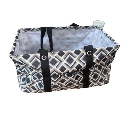 Thirty One Large Utility Tote Deco Diamond Embroidered With   Mary s Totes 