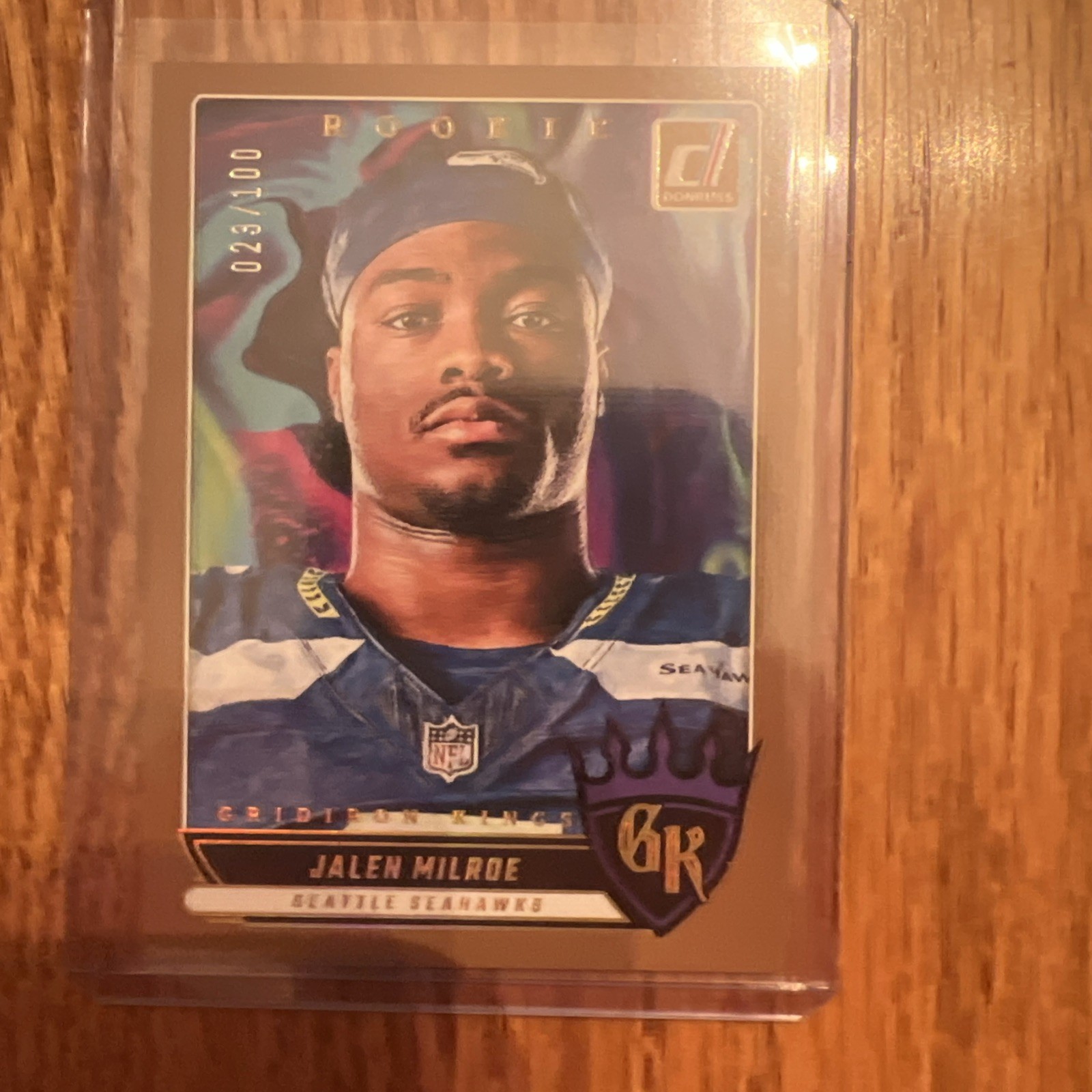 2025 Donruss Jalen Milroe Gridiron Kings 023/100