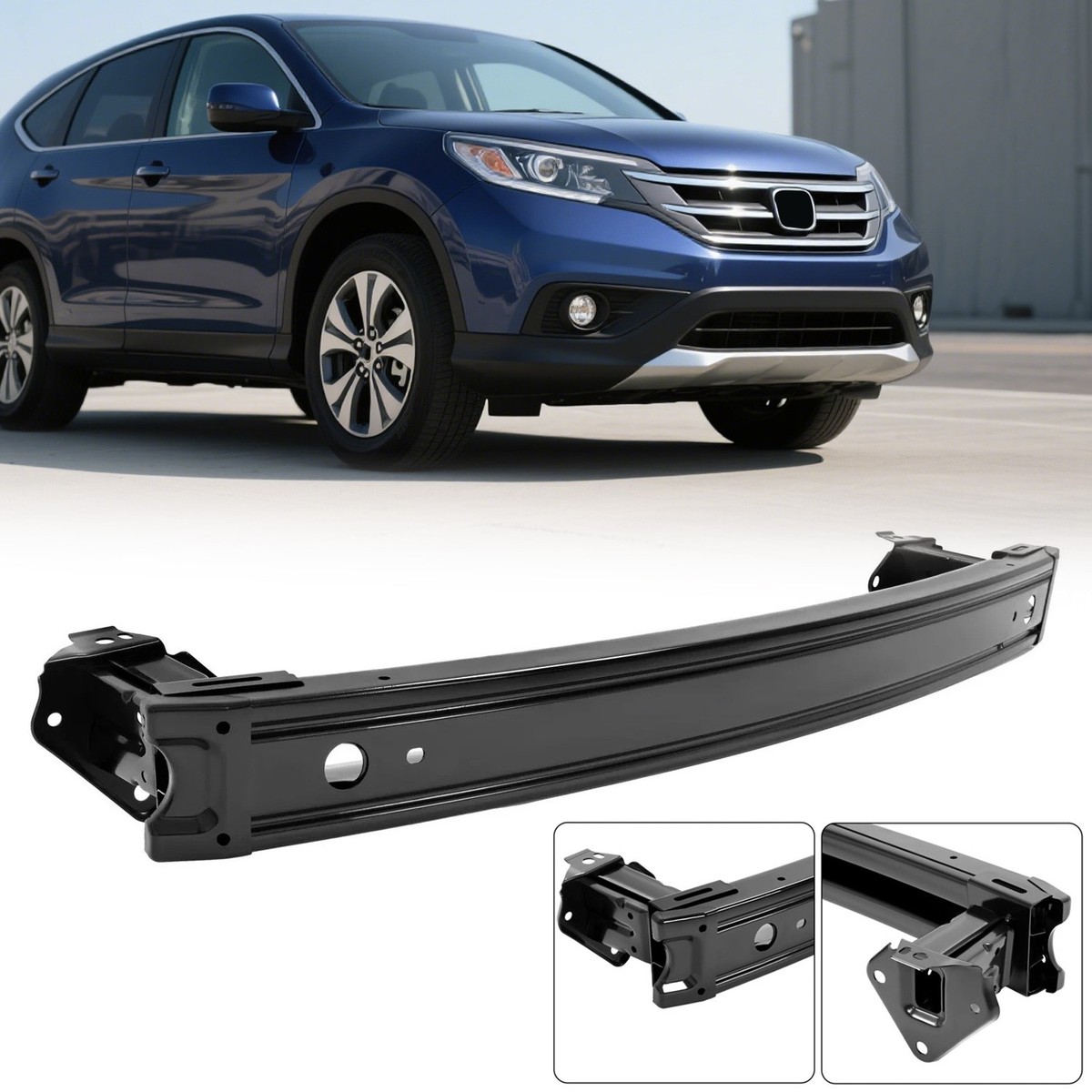 Black Front Bumper Reinforcement For Honda CR-V 71130-T0A-A00ZZ