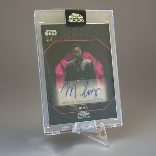 REVA MOSES INGRAM AUTO 10/10 (¡OMEGA!) Topps 2024 cromo negro Star Wars - Imagen 3 de 3