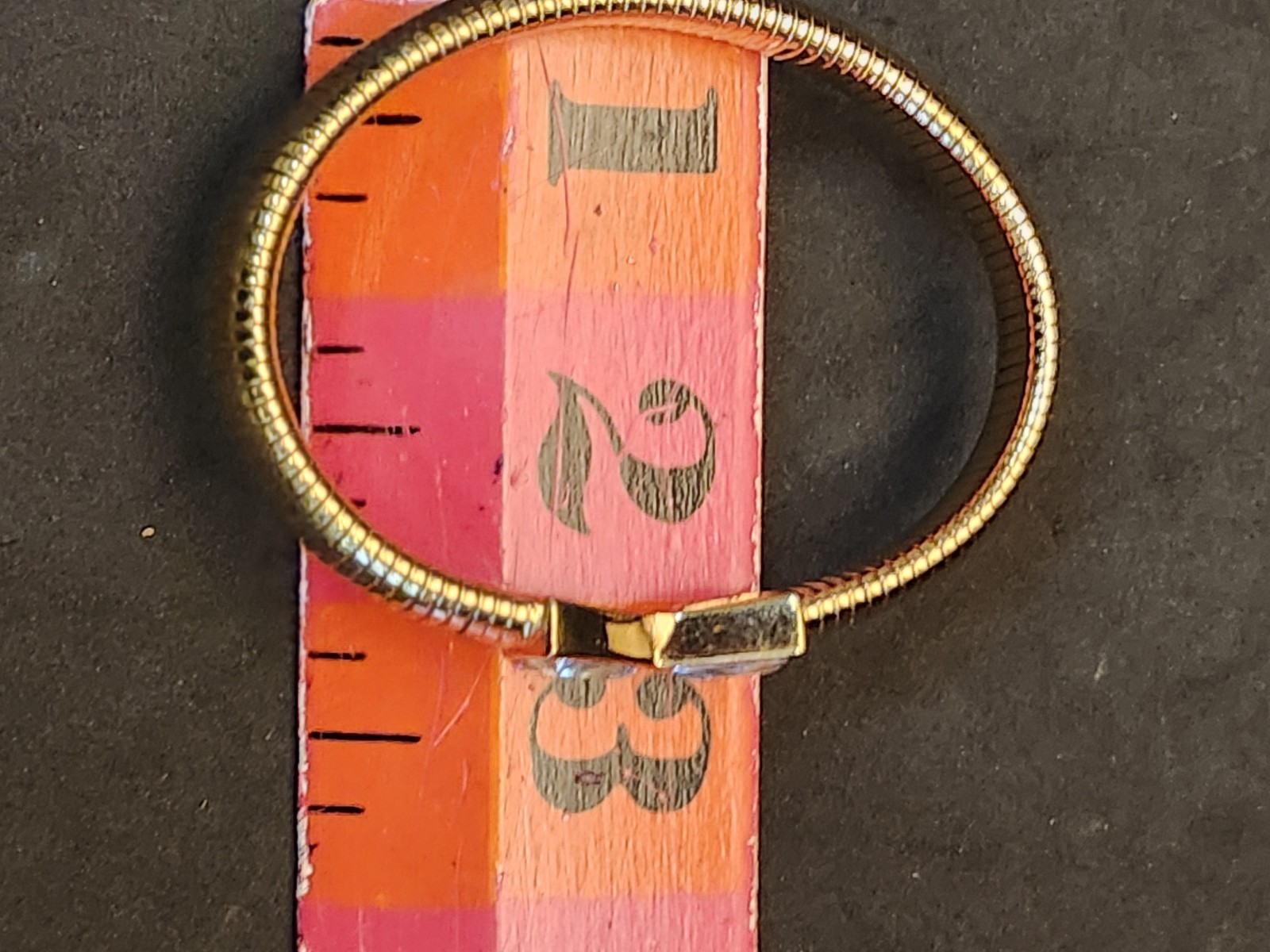 Monet Bangle Bracelet Crystal Bow Decoration Snak… - image 9