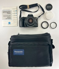 Minolta Maxxum 400si 35mm Film Camera w/ Minolta AF Zoom 35-70mm  Accessories