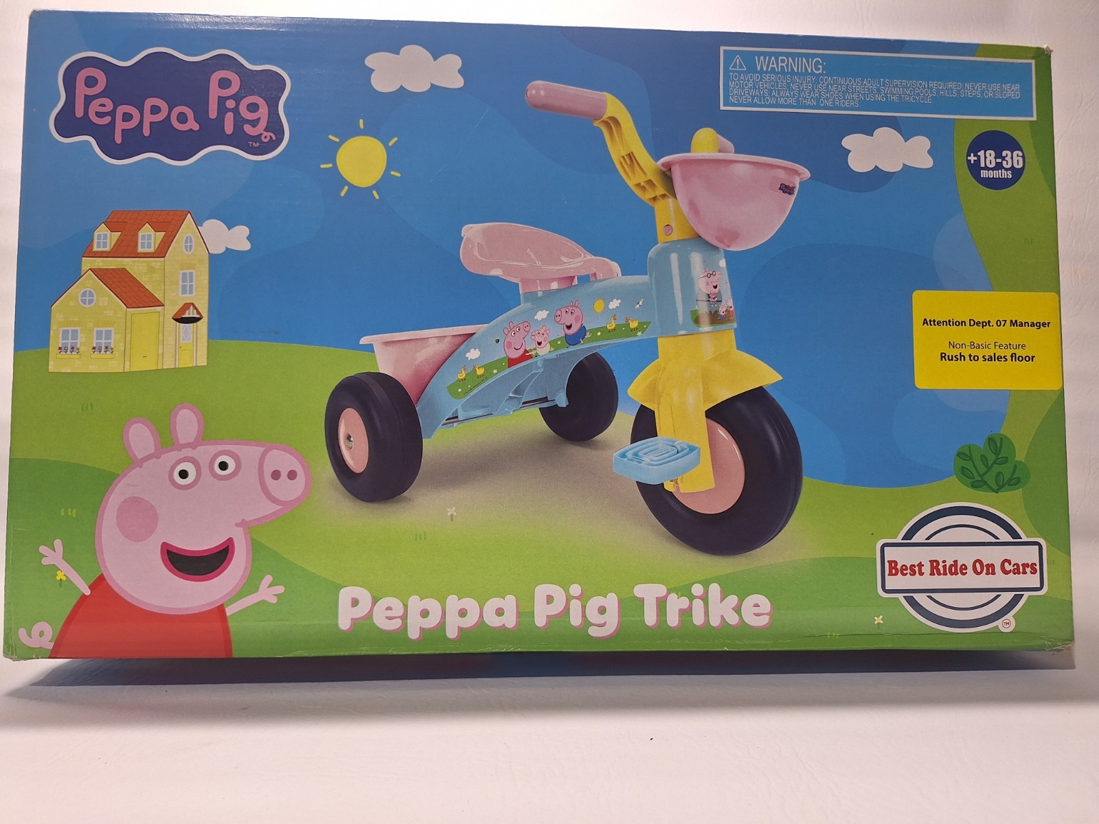 Peppa Pig Trike For Kids 18-36 Months