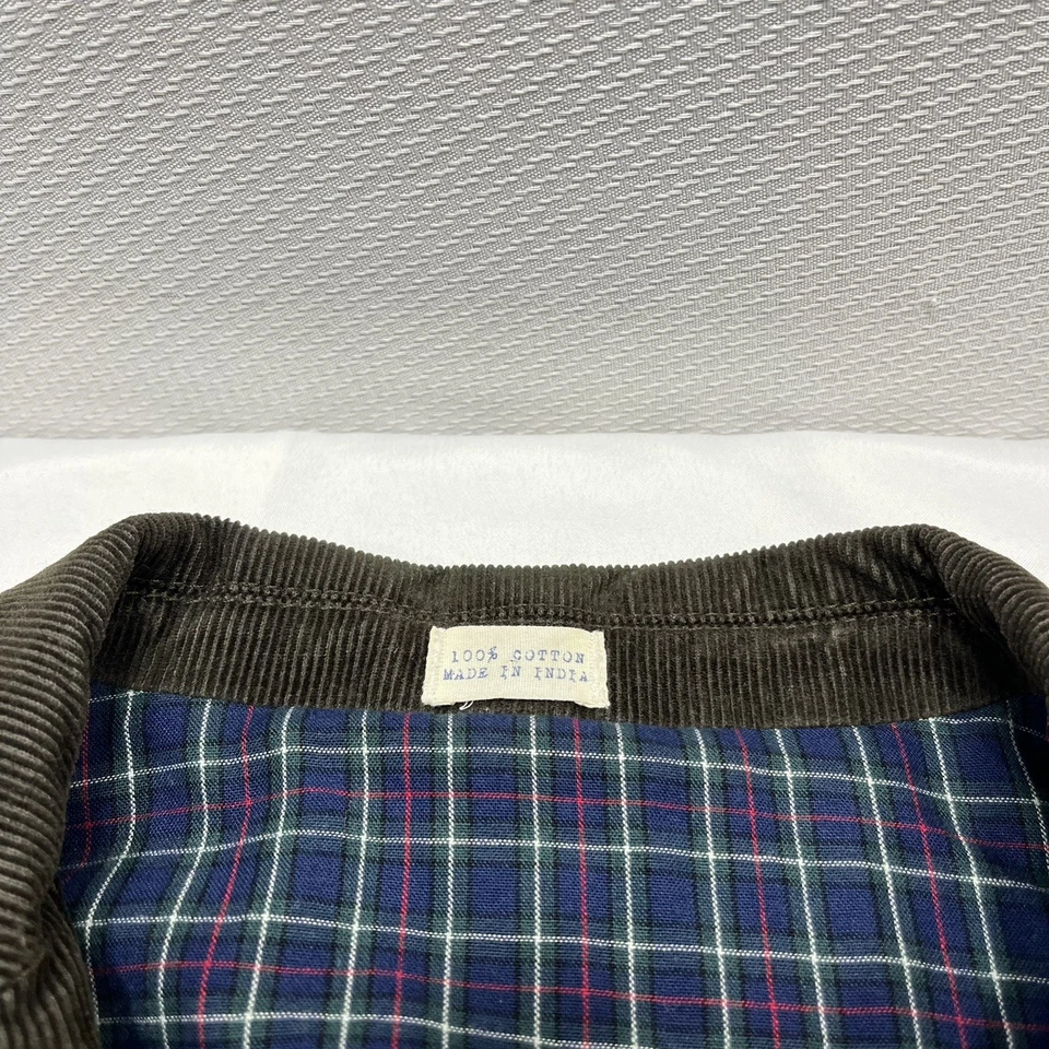 J.Crew 复古绳棕色西装外套男式中号 3 按钮经典秋季运动外套 — 第 3/4 张图片