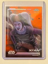 2024 Topps Chrome Star Wars XI  AN Rebel Orange Refractor 04/25