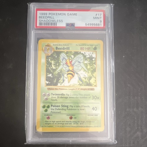 Beedrill (Shadowless) graded PSA 9 for sale on eBay