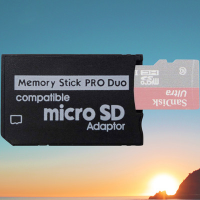 For Sony and PSP Series Micro SD SDHC TF to Memory Stick MS Pro Duo PSP Adapter