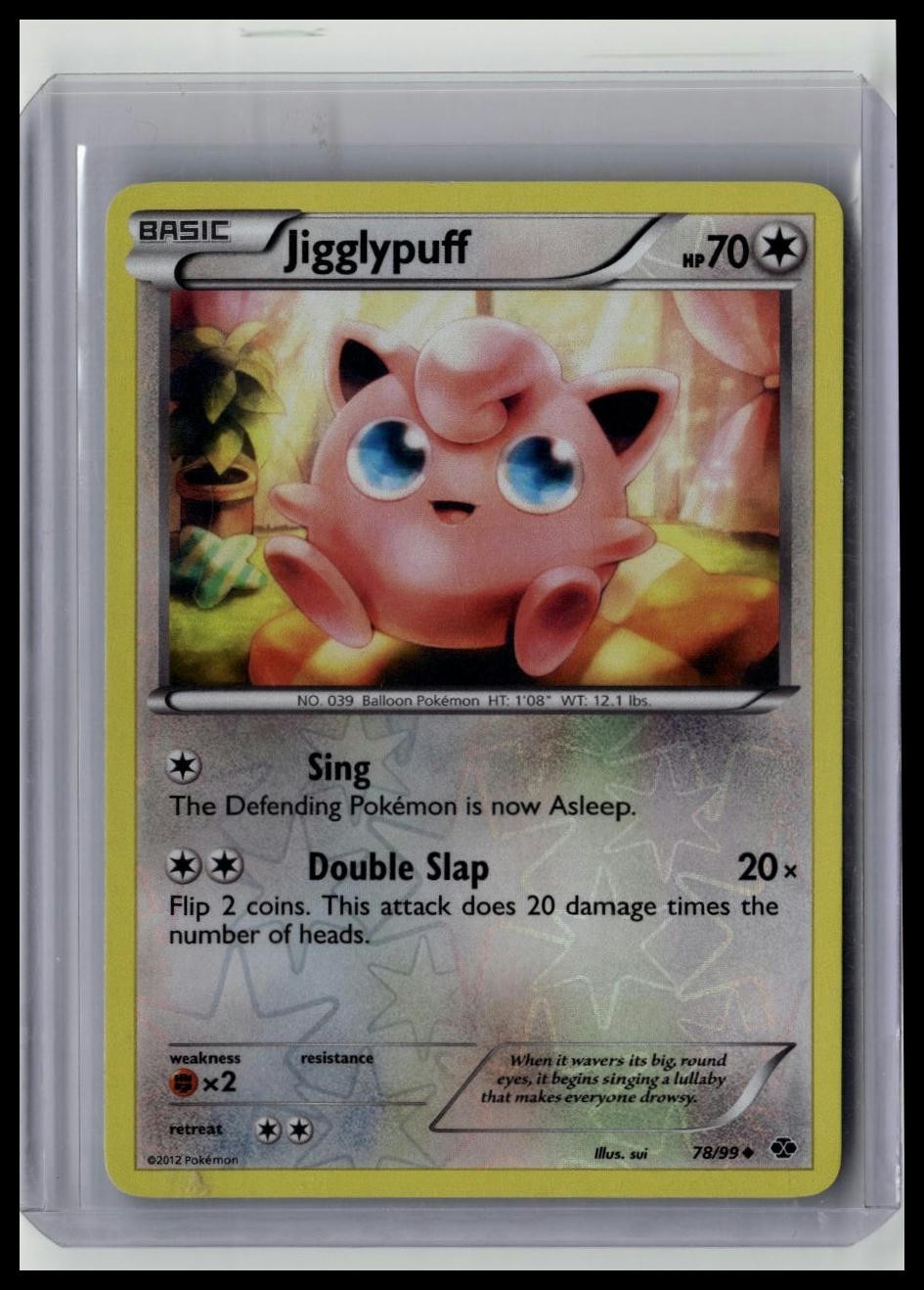 Jigglypuff - Next Destinies 78/99 Uncommon Reverse-Holo Pokemon TCG