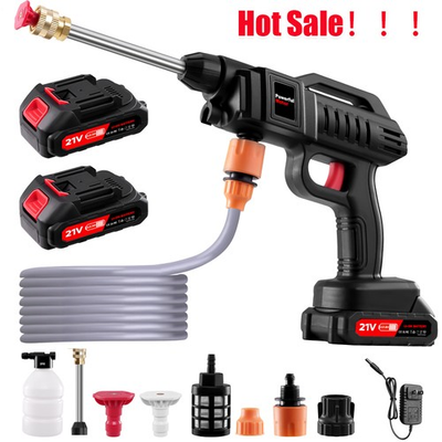 #ad #ad Portable Cordless Electric High Pressure Water Spray Gun Car Washer Cleaner Tool $21.99