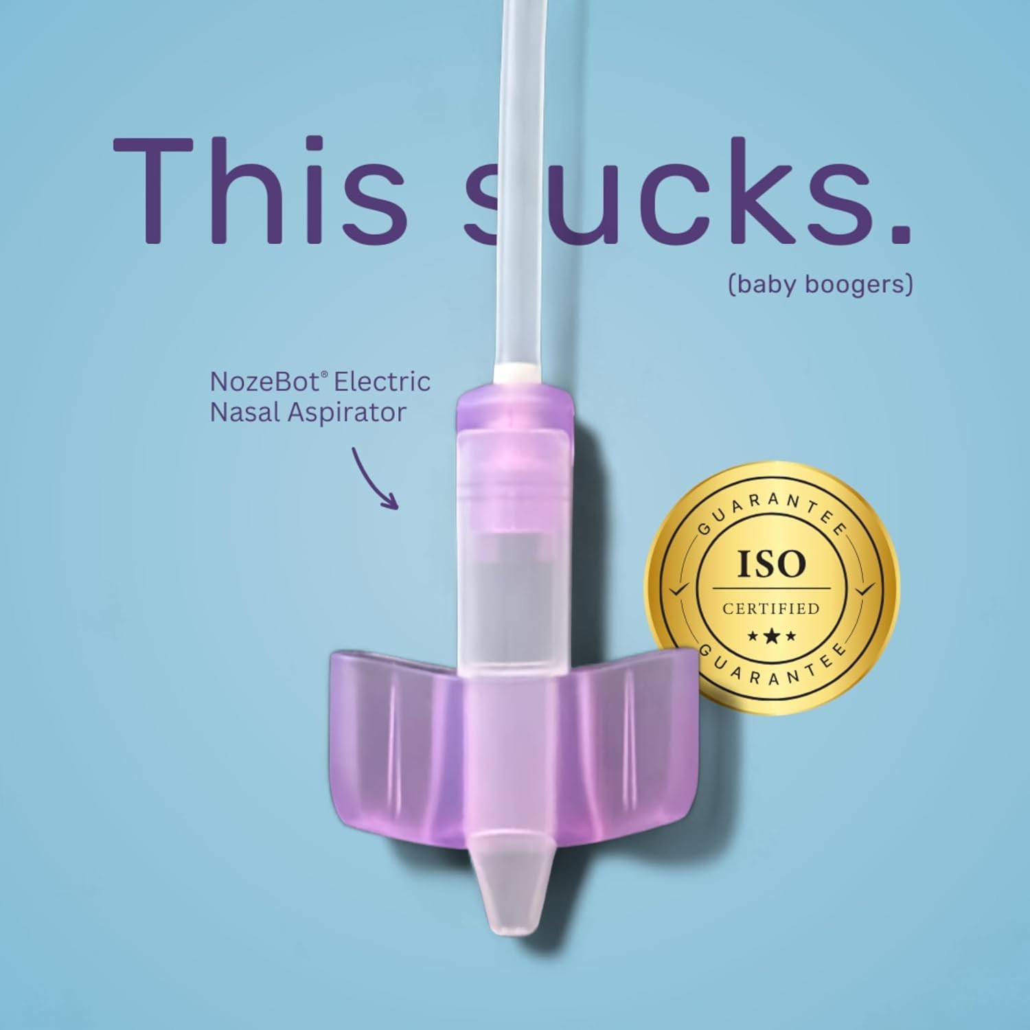 Dr. Noze Best | NozeBot New Package - Disposable Filters 40 - count, Purple 