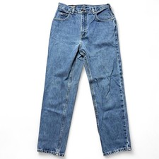 Vintage Lands End Direct Merchants Straight High Rise Jeans Womens Size 8