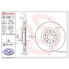 2x Bremsscheibe vorne für Alfa Romeo Giulia 952 Stelvio 949 | 26248255