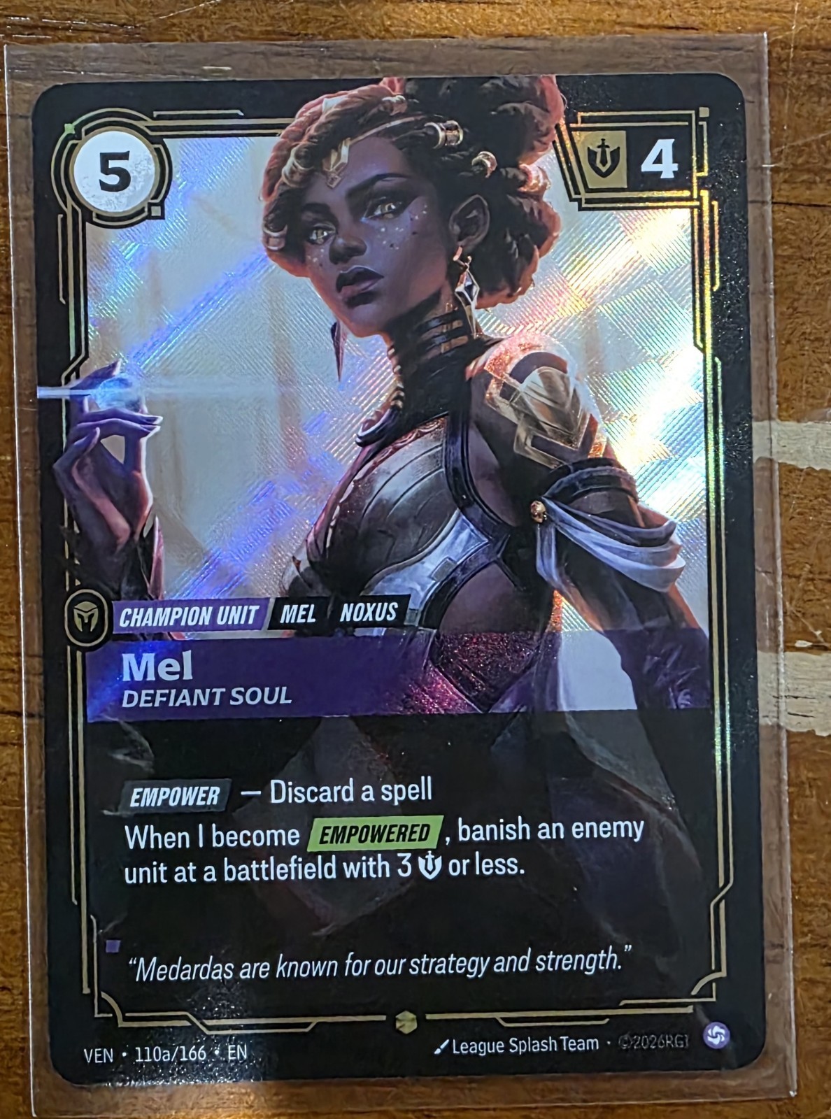 Mel Defiant Soul Alt Art - Riftbound TCG Vendetta English VEN 110a/166 RARE 