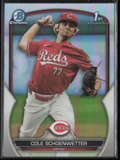 2023 Bowman Draft Cole Schoenwetter Chrome Refractor