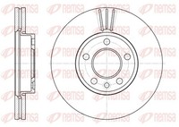 2X Remsa Bremsscheibe 6708.10 FüR Mercedes 7HB 7EB 7EJ Vw T5 Transporter 7HJ 7EF