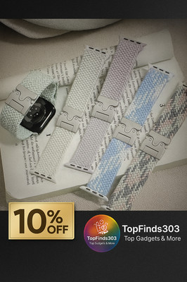 Premium Parachute Nylon Strap For Apple Watch Ultra 49mm   Strong & Breathable