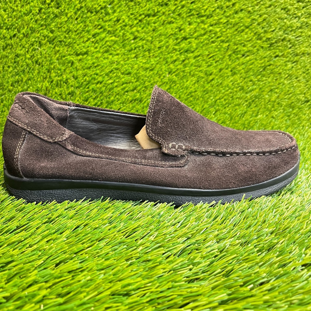 Geox U Leitan C Mens Size 11 Dark Brown Casual Classic Slip 