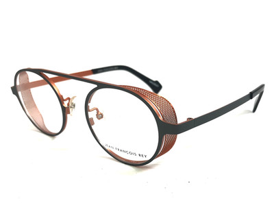 J.F Rey Eyeglasses Frames JF2665 0560 Rouge Red Gray Side Shields 45-23-144