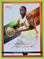 31/869 ~ DWYANE WADE 2008-09 Topps Signature - Red Foil Facsimile Autograph HOF 