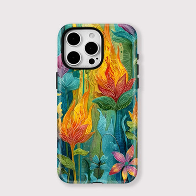 Abstrakte Farbe Swirl Trendy Print iPhone 17 16 15 14 13 12 11 Pro Max Hülle