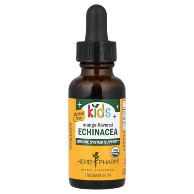 Kids Echinacea, Alcohol Free, Orange, 1 fl oz (30 ml)