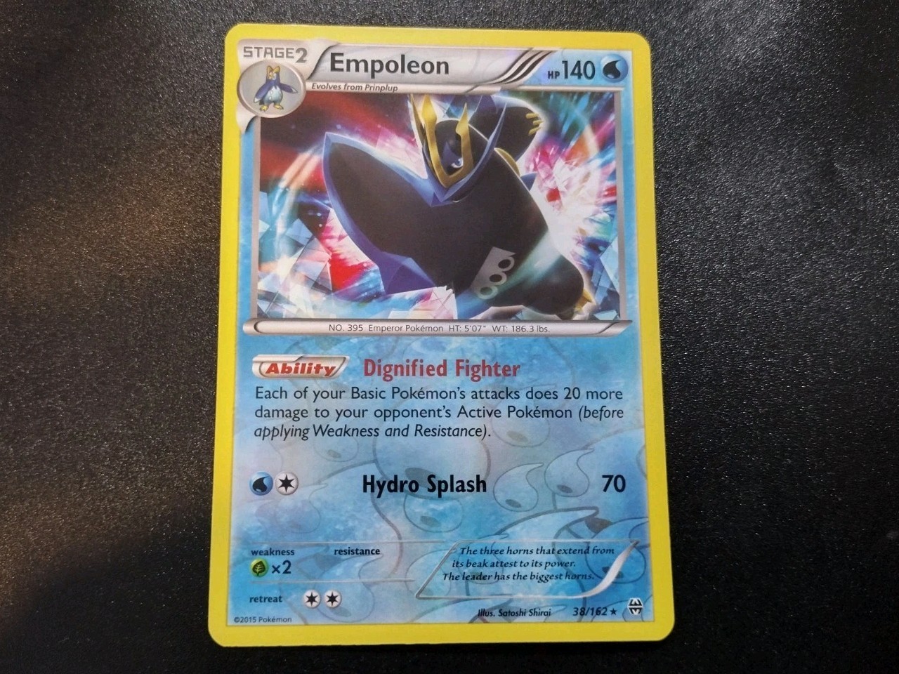 Empoleon 38/162 Reverse Holo Rare XY BREAKthrough Pokemon Card NM