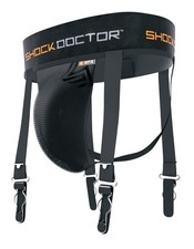 Shock Doctor Hockey Garter Supporter Jock Strap w/ Cup Pocket Cup Not Included 