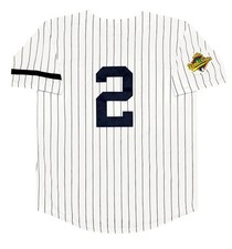 Derek Jeter 1996 New York Yankees World Series Men's Home Cooperstown Jersey
