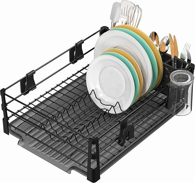 SimpleHouseware Dish Drying Rack - Thumbnail 4