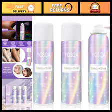 3Pcs Holographic Body Glitter Spray - 150ML Hair Body Shimmer Mist