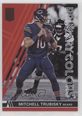 2018 Donruss Elite Primary Colors Red 96/99 Mitchell Trubisky #PC1 0q1p